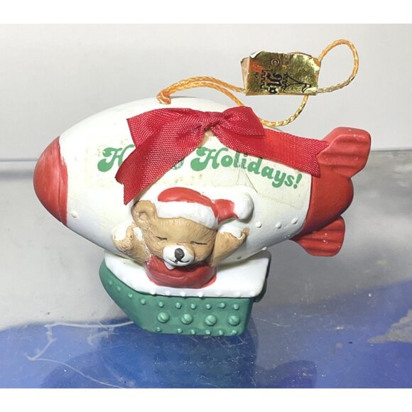 1990s Lot Of 3 Robel Hall Capn Teddy Glow Bell Light Up Porcelain Ornament-RARE - Picture 2 of 9